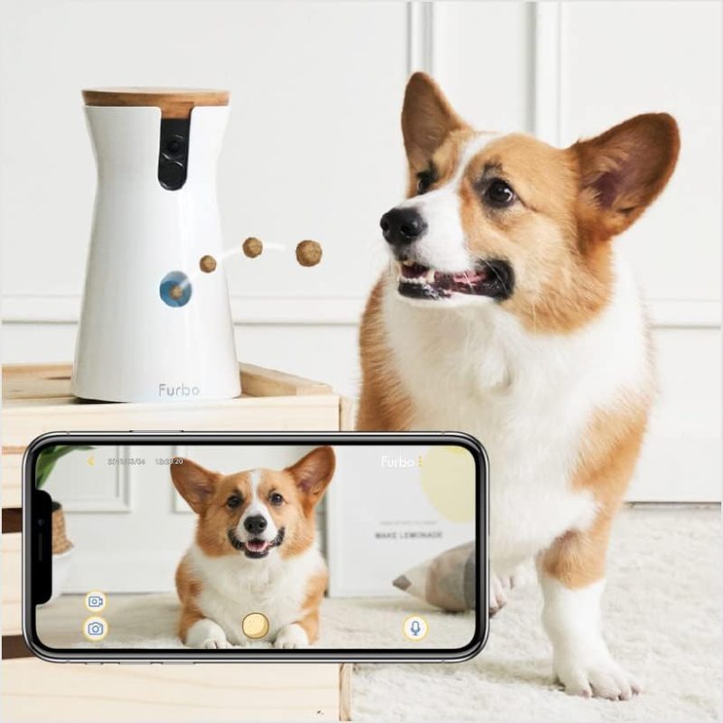 Furbo Dog Camera: Treat Tossing, Full HD Wifi Pet Camera and 2-Way Audio, Designed for Dogs, Compatible with Alexa (As Seen On - Image 2