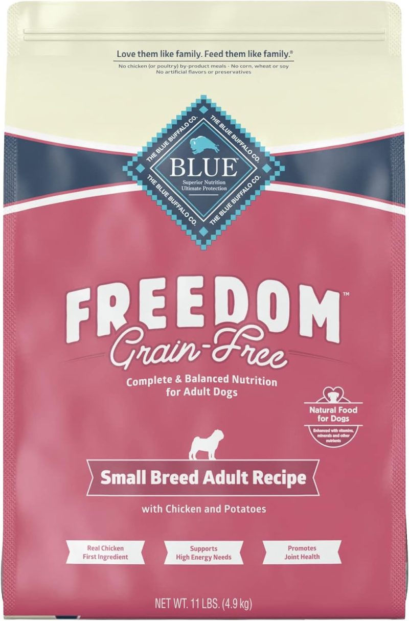 Blue Buffalo Freedom Grain Free Natural Adult Small Breed Dry Dog Food, Chicken 11-lb - Image 12