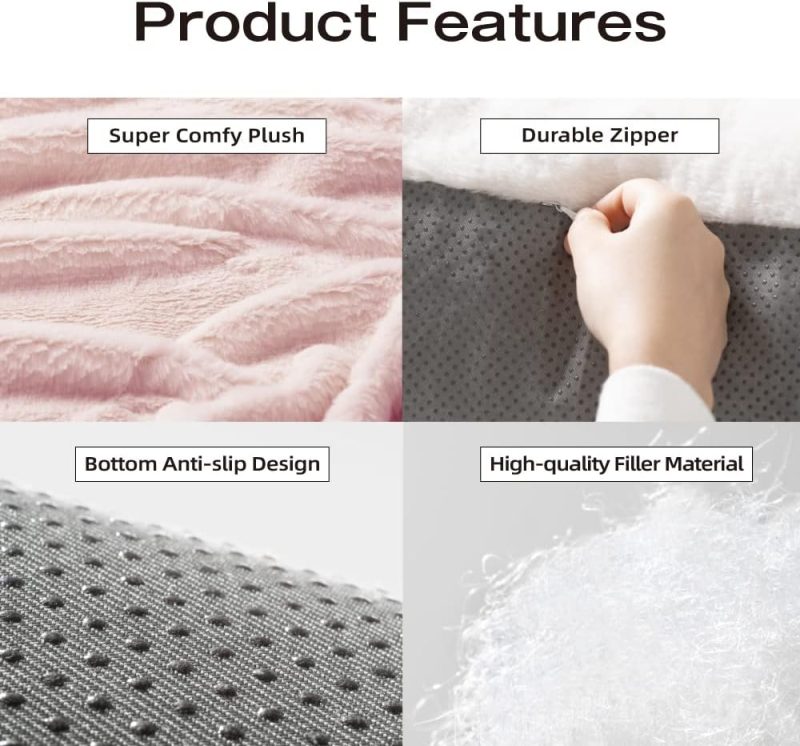 Pet Couch Bed, Washable Cat Beds for Medium Small Dogs & Cats up to 25 lbs, Durable Dog Beds with Non-Slip Bottom, Fluffy Cat - Image 17