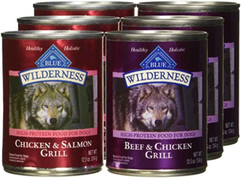 Blue Buffalo Wilderness High Protein Beef and Chicken & Salmon and Chicken Wet Dog Food Variety Pack for Adult Dogs, Grain-Free, - Image 27