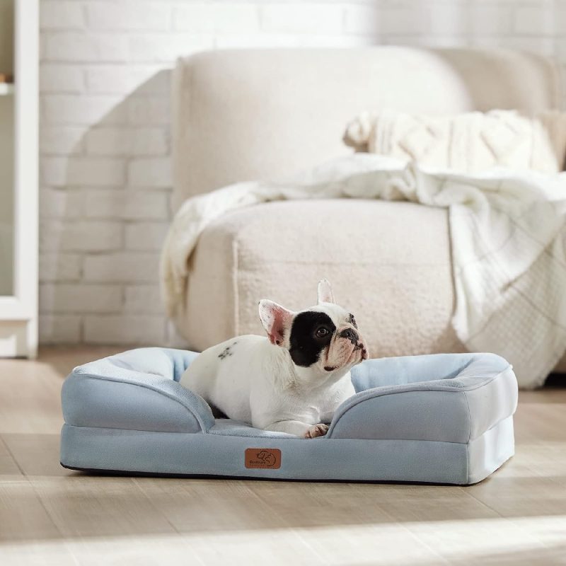 Bedsure Orthopedic Dog Bed for Medium Dogs -Foam Sofa with Removable Washable Cover, Waterproof Lining and Nonskid Bottom Couch, - Image 260