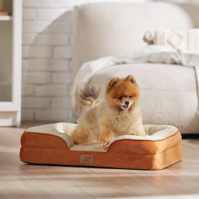 Bedsure Orthopedic Dog Bed for Medium Dogs -Foam Sofa with Removable Washable Cover, Waterproof Lining and Nonskid Bottom Couch, - Image 291