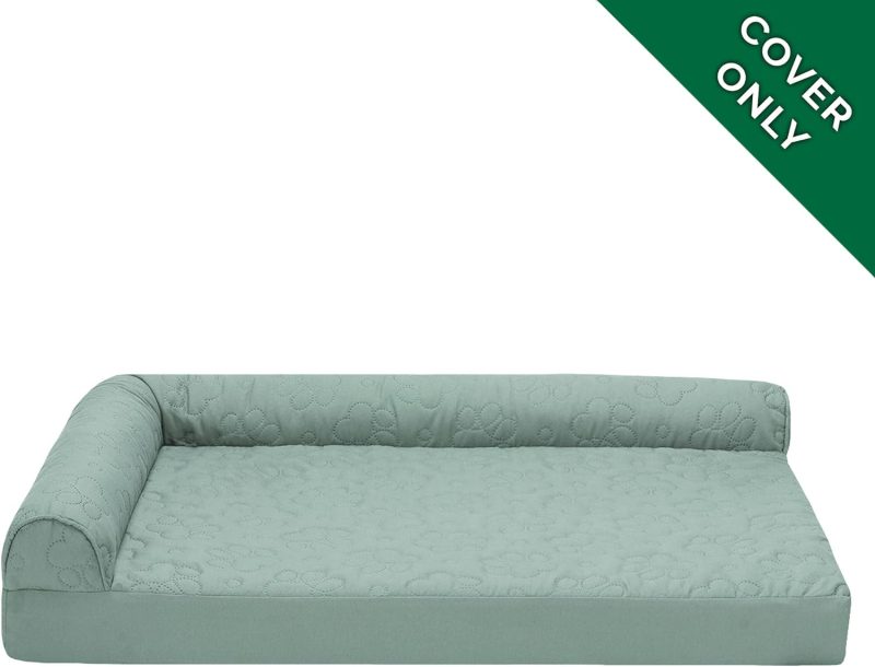 Furhaven Orthopedic Dog Bed for Medium/Small Dogs w/ Removable Bolsters & Washable Cover, For Dogs Up to 35 lbs - Plush & Almond - Image 574