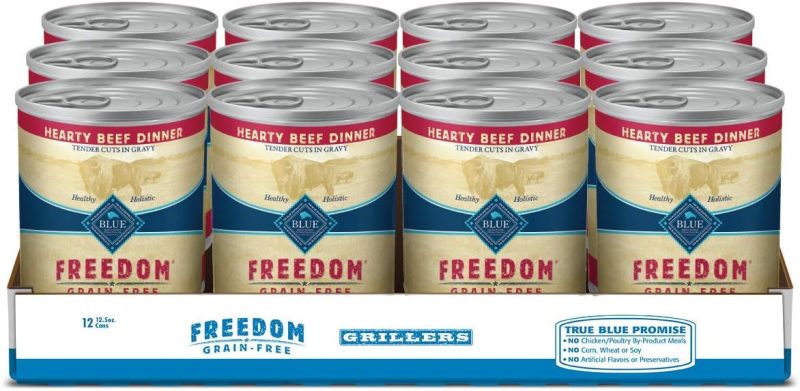 Blue Buffalo Freedom Grain Free Natural Adult Wet Dog Food, Chicken 12.5oz cans (Pack of 12) - Image 30