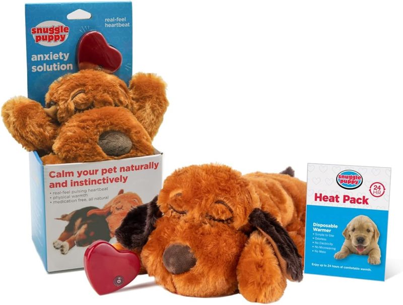 Original Snuggle Puppy Heartbeat Stuffed Toy for Dogs. Pet Anxiety Relief and Calming Aid, Comfort Toy for Behavioral Training - Image 10