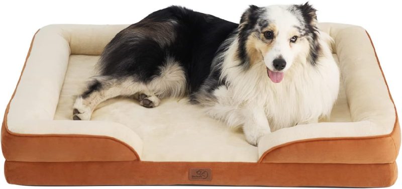 Bedsure Orthopedic Dog Bed for Medium Dogs -Foam Sofa with Removable Washable Cover, Waterproof Lining and Nonskid Bottom Couch, - Image 39