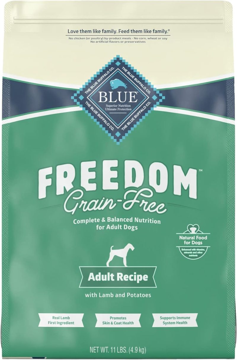 Blue Buffalo Freedom Grain Free Natural Adult Dry Dog Food, Lamb 24-lb - Image 12