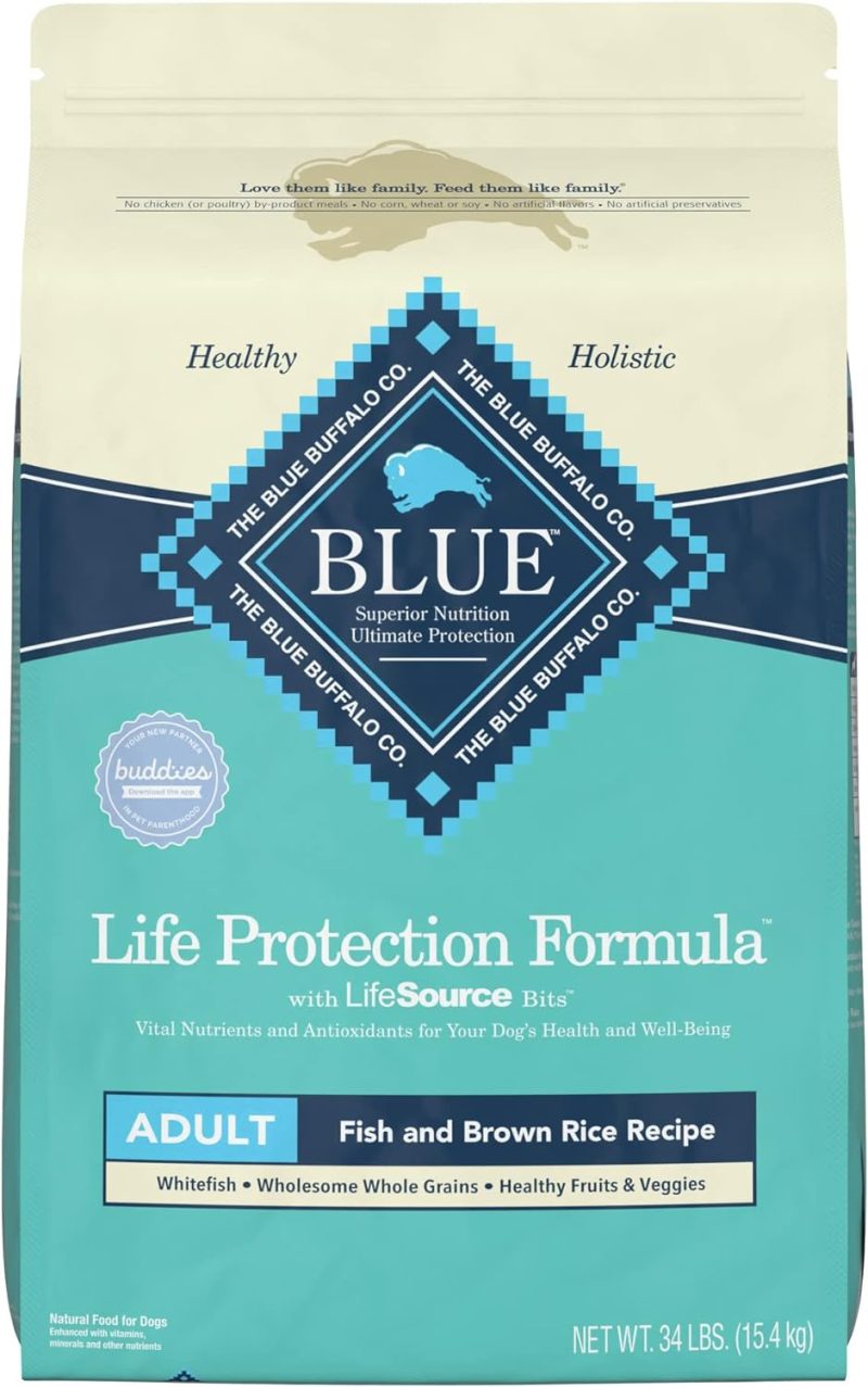Blue Buffalo Life Protection Formula Natural Adult Dry Dog Food, Chicken and Brown Rice 30-lb - Image 133