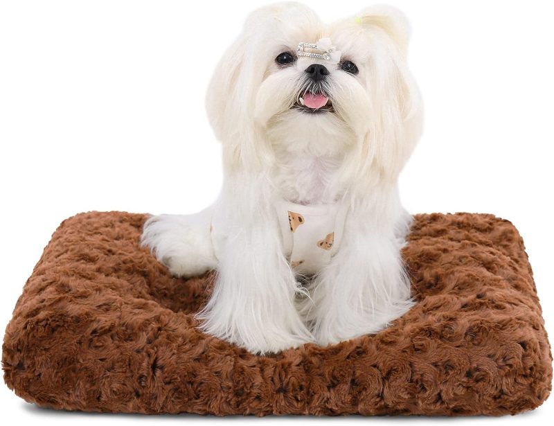 Washable Dog Bed Deluxe Plush Dog Crate Beds Fulffy Comfy Kennel Pad Anti-Slip Pet Sleeping Mat for Large, Jumbo, Medium, Small - Image 47