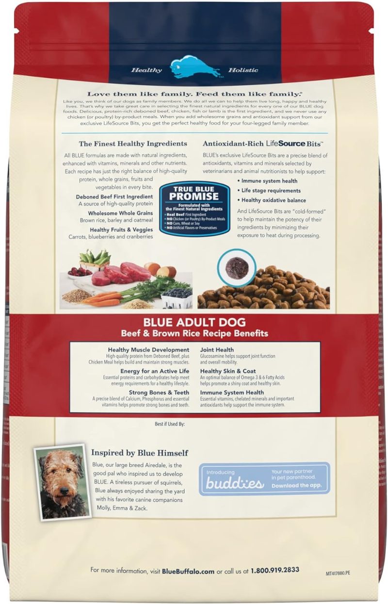 Blue Buffalo Life Protection Formula Natural Adult Dry Dog Food, Chicken and Brown Rice 30-lb - Image 62