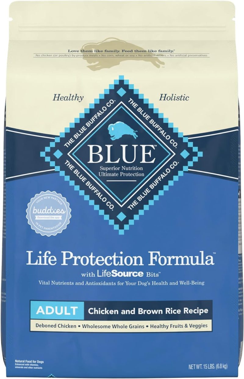Blue Buffalo Life Protection Formula Natural Adult Dry Dog Food, Chicken and Brown Rice 30-lb - Image 24
