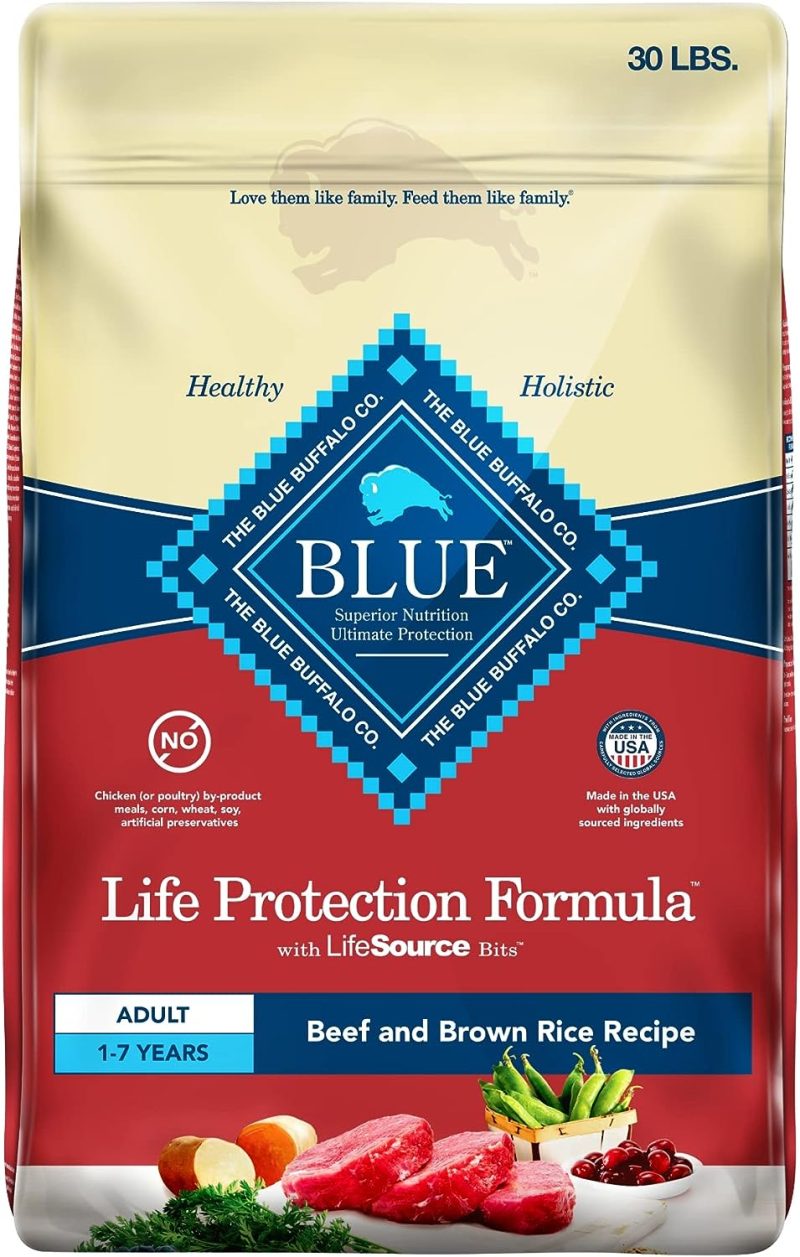 Blue Buffalo Life Protection Formula Natural Adult Dry Dog Food, Chicken and Brown Rice 30-lb - Image 106