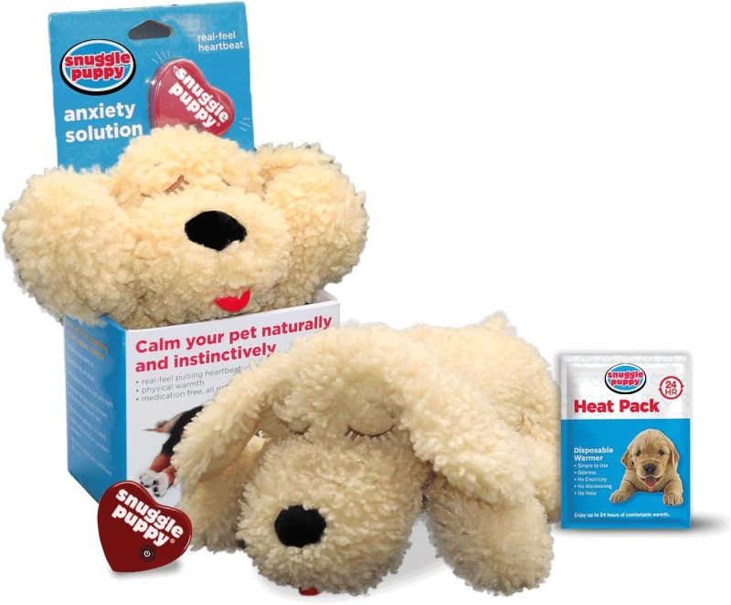 Original Snuggle Puppy Heartbeat Stuffed Toy for Dogs. Pet Anxiety Relief and Calming Aid, Comfort Toy for Behavioral Training - Image 15