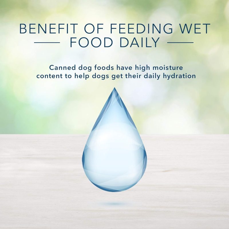 Blue Buffalo Freedom Grain Free Natural Senior Wet Dog Food, Chicken 12.5oz cans (Pack of 12) - Image 7
