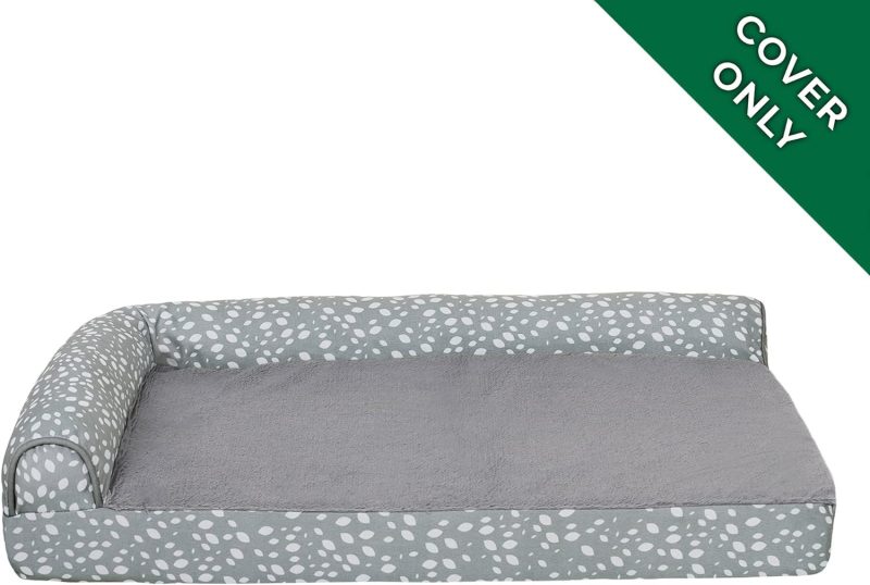 Furhaven Orthopedic Dog Bed for Medium/Small Dogs w/ Removable Bolsters & Washable Cover, For Dogs Up to 35 lbs - Plush & Almond - Image 148
