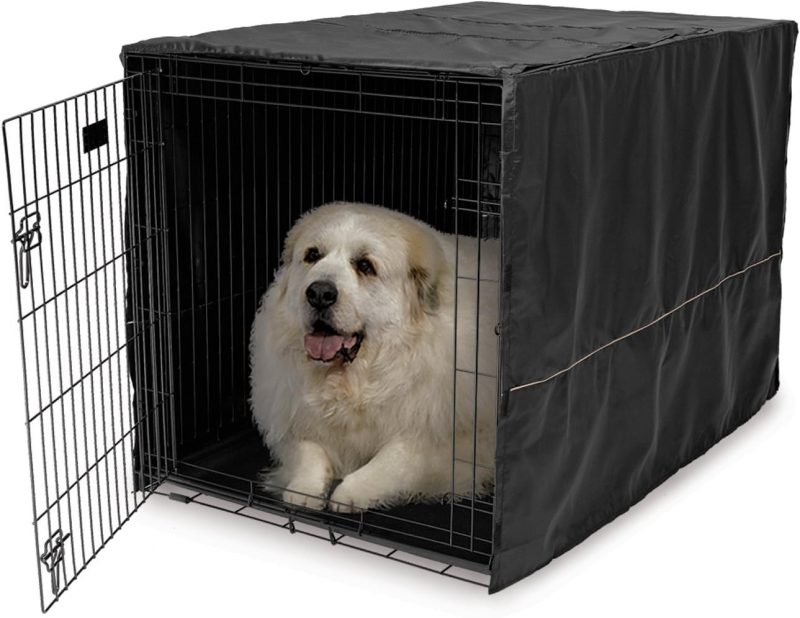 MidWest Homes for Pets Newly Enhanced Single & Double Door iCrate Dog Crate, Includes Leak-Proof Pan, Floor Protecting Feet , - Image 82