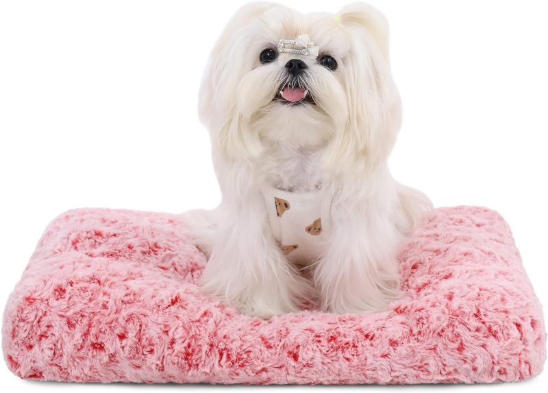 Washable Dog Bed Deluxe Plush Dog Crate Beds Fulffy Comfy Kennel Pad Anti-Slip Pet Sleeping Mat for Large, Jumbo, Medium, Small - Image 39
