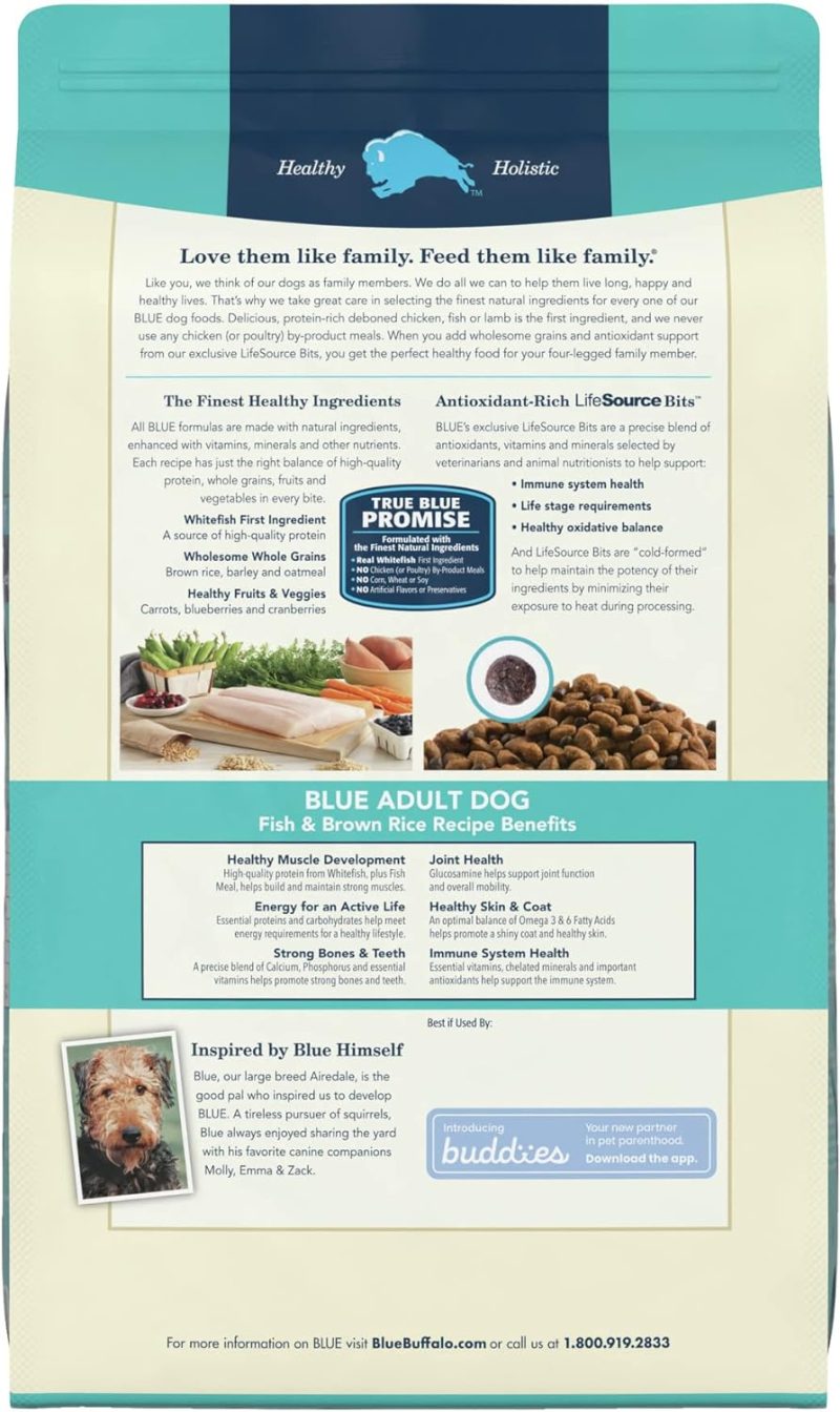 Blue Buffalo Life Protection Formula Natural Adult Dry Dog Food, Chicken and Brown Rice 30-lb - Image 53