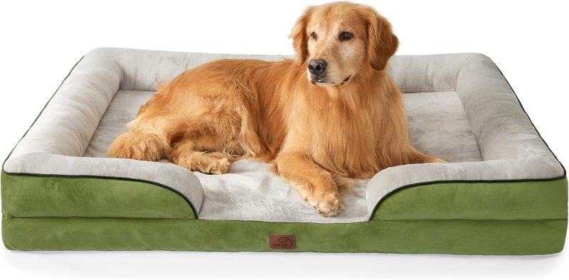 Bedsure Orthopedic Dog Bed for Medium Dogs -Foam Sofa with Removable Washable Cover, Waterproof Lining and Nonskid Bottom Couch, - Image 115