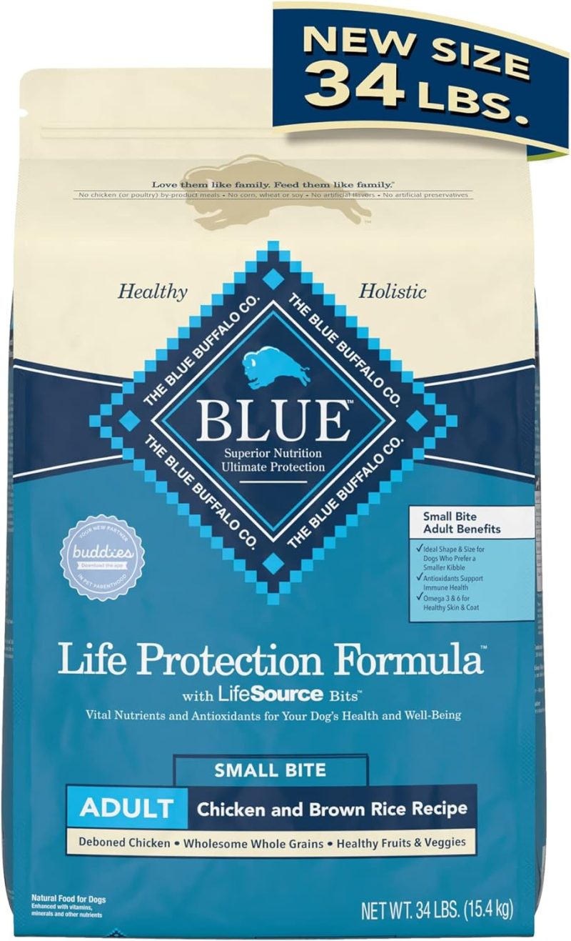 Blue Buffalo Life Protection Formula Natural Adult Dry Dog Food, Chicken and Brown Rice 30-lb - Image 95