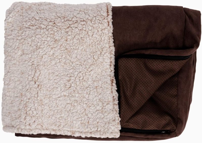 Furhaven Cooling Gel Dog Bed for Large Dogs w/ Removable Bolsters & Washable Cover, For Dogs Up to 95 lbs - Plush & Velvet Waves - Image 215