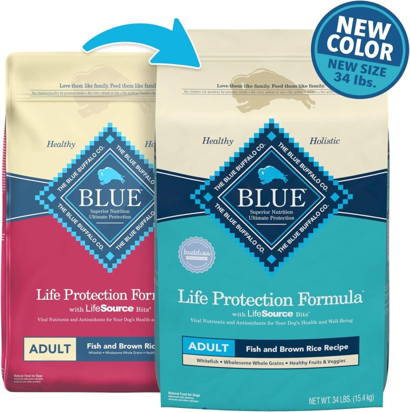 Blue Buffalo Life Protection Formula Natural Adult Dry Dog Food, Chicken and Brown Rice 30-lb - Image 134