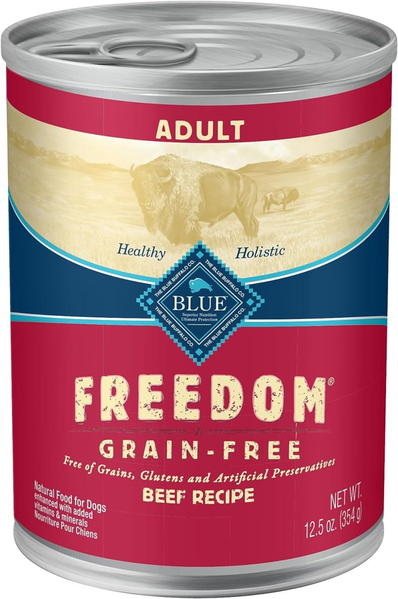 Blue Buffalo Freedom Grain Free Natural Adult Wet Dog Food, Chicken 12.5oz cans (Pack of 12) - Image 23