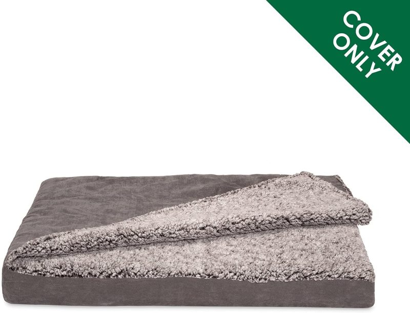 Furhaven Cooling Gel Dog Bed for Large Dogs w/ Removable Bolsters & Washable Cover, For Dogs Up to 95 lbs - Plush & Velvet Waves - Image 242