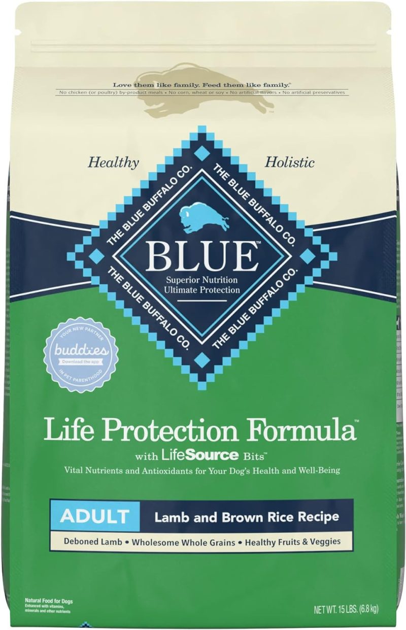 Blue Buffalo Life Protection Formula Natural Adult Dry Dog Food, Chicken and Brown Rice 30-lb - Image 146