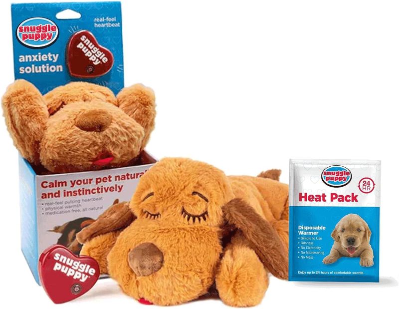 Original Snuggle Puppy Heartbeat Stuffed Toy for Dogs. Pet Anxiety Relief and Calming Aid, Comfort Toy for Behavioral Training - Image 25