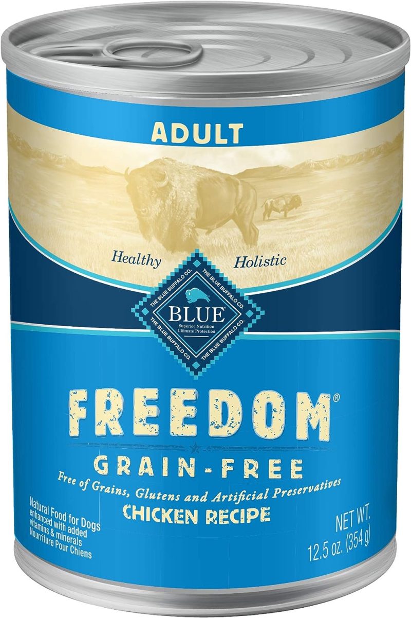 Blue Buffalo Freedom Grain Free Natural Adult Wet Dog Food, Chicken 12.5oz cans (Pack of 12) - Image 17