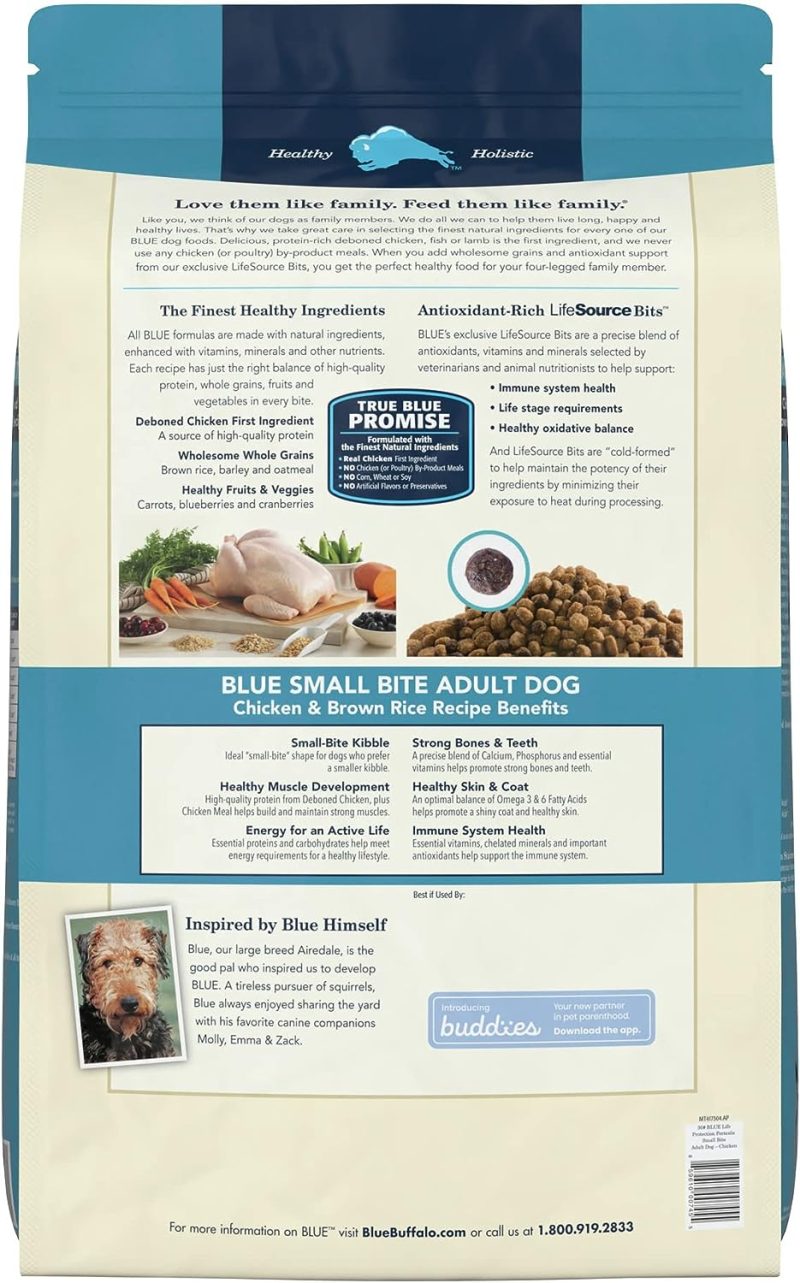 Blue Buffalo Life Protection Formula Natural Adult Dry Dog Food, Chicken and Brown Rice 30-lb - Image 70