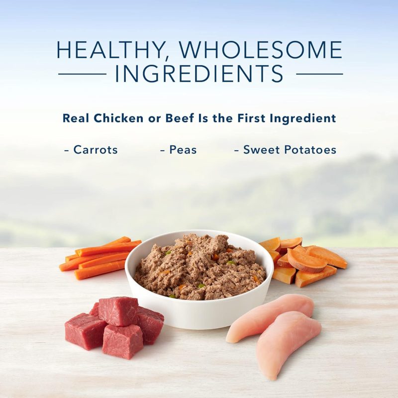 Blue Buffalo Wilderness High Protein Beef and Chicken & Salmon and Chicken Wet Dog Food Variety Pack for Adult Dogs, Grain-Free, - Image 17