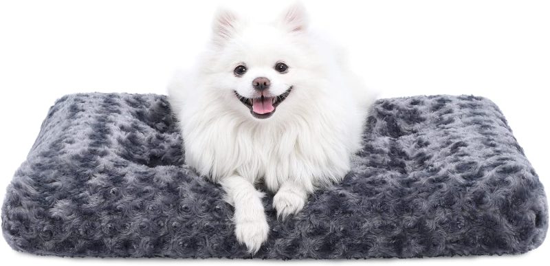 Washable Dog Bed Deluxe Plush Dog Crate Beds Fulffy Comfy Kennel Pad Anti-Slip Pet Sleeping Mat for Large, Jumbo, Medium, Small - Image 18