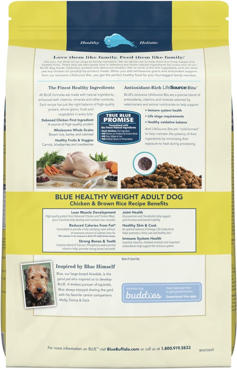 Blue Buffalo Life Protection Formula Natural Adult Dry Dog Food, Chicken and Brown Rice 30-lb - Image 78