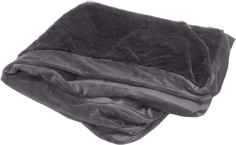 Furhaven Orthopedic Dog Bed for Medium/Small Dogs w/ Removable Bolsters & Washable Cover, For Dogs Up to 35 lbs - Plush & Almond - Image 39