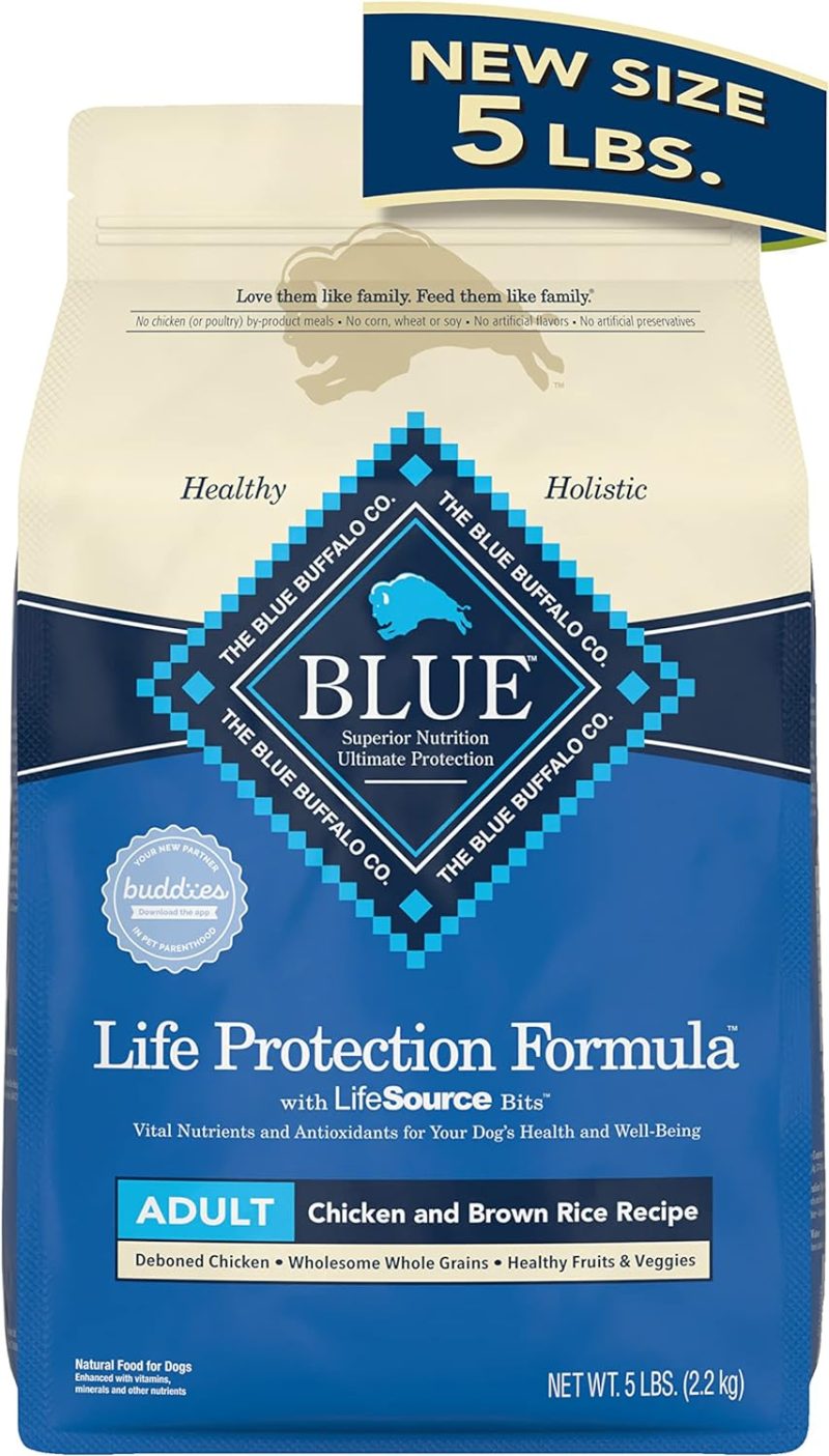 Blue Buffalo Life Protection Formula Natural Adult Dry Dog Food, Chicken and Brown Rice 30-lb - Image 2