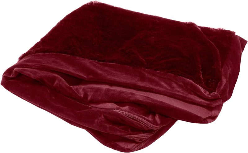 Furhaven Orthopedic Dog Bed for Medium/Small Dogs w/ Removable Bolsters & Washable Cover, For Dogs Up to 35 lbs - Plush & Almond - Image 60