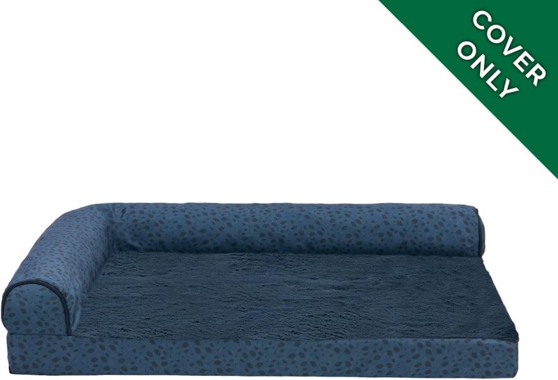 Furhaven Cooling Gel Dog Bed for Large/Medium Dogs w/ Removable Bolsters & Washable Cover, For Dogs Up to 55 lbs - Plush & - Image 638