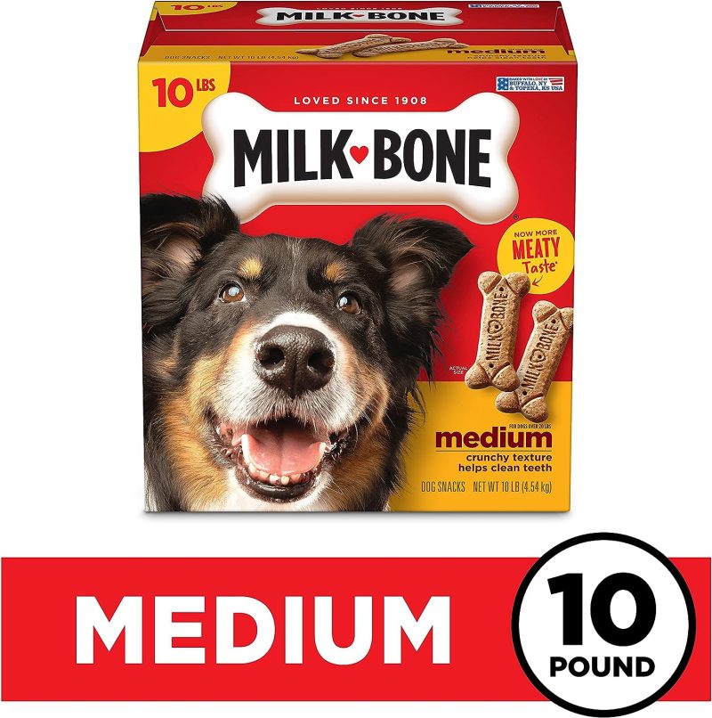 Milk-Bone Original Dog Biscuits, Medium Crunchy Dog Treats, 10 Pound - Image 44