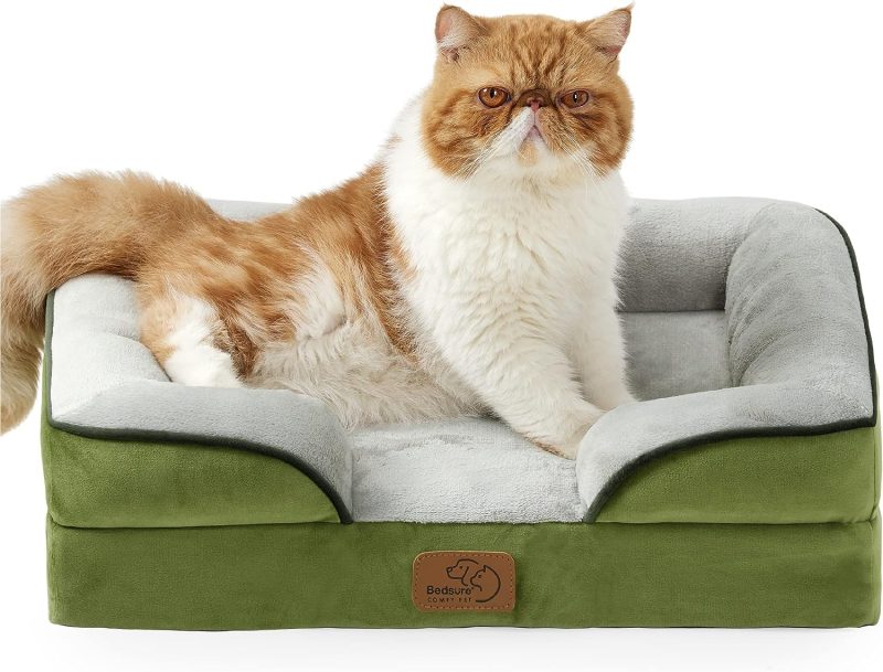 Bedsure Orthopedic Dog Bed for Medium Dogs -Foam Sofa with Removable Washable Cover, Waterproof Lining and Nonskid Bottom Couch, - Image 361