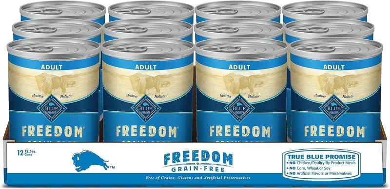 Blue Buffalo Freedom Grain Free Natural Adult Wet Dog Food, Chicken 12.5oz cans (Pack of 12) - Image 16