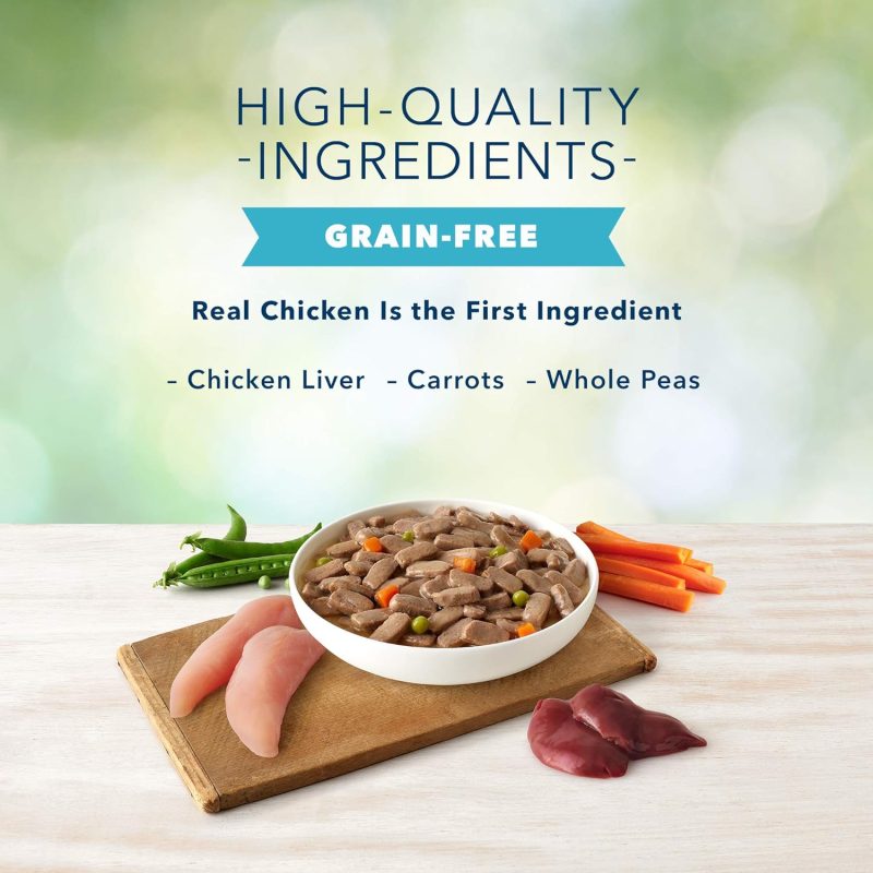 Blue Buffalo Freedom Grain Free Natural Adult Wet Dog Food, Chicken 12.5oz cans (Pack of 12) - Image 4