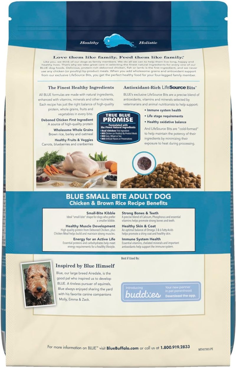 Blue Buffalo Life Protection Formula Natural Adult Dry Dog Food, Chicken and Brown Rice 30-lb - Image 124