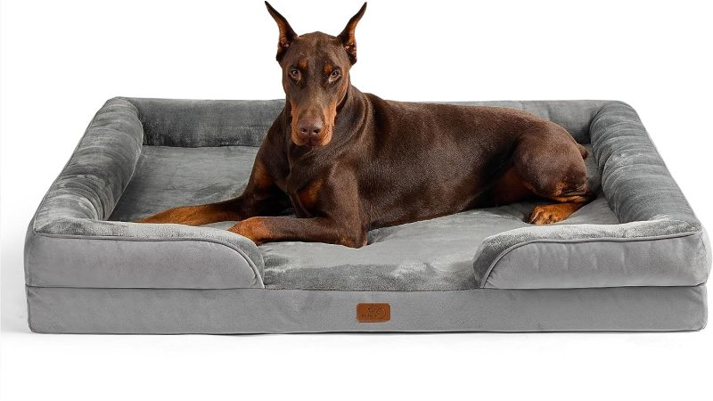 Bedsure Orthopedic Dog Bed for Medium Dogs -Foam Sofa with Removable Washable Cover, Waterproof Lining and Nonskid Bottom Couch, - Image 31