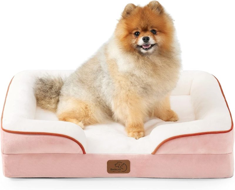 Bedsure Orthopedic Dog Bed for Medium Dogs -Foam Sofa with Removable Washable Cover, Waterproof Lining and Nonskid Bottom Couch, - Image 157