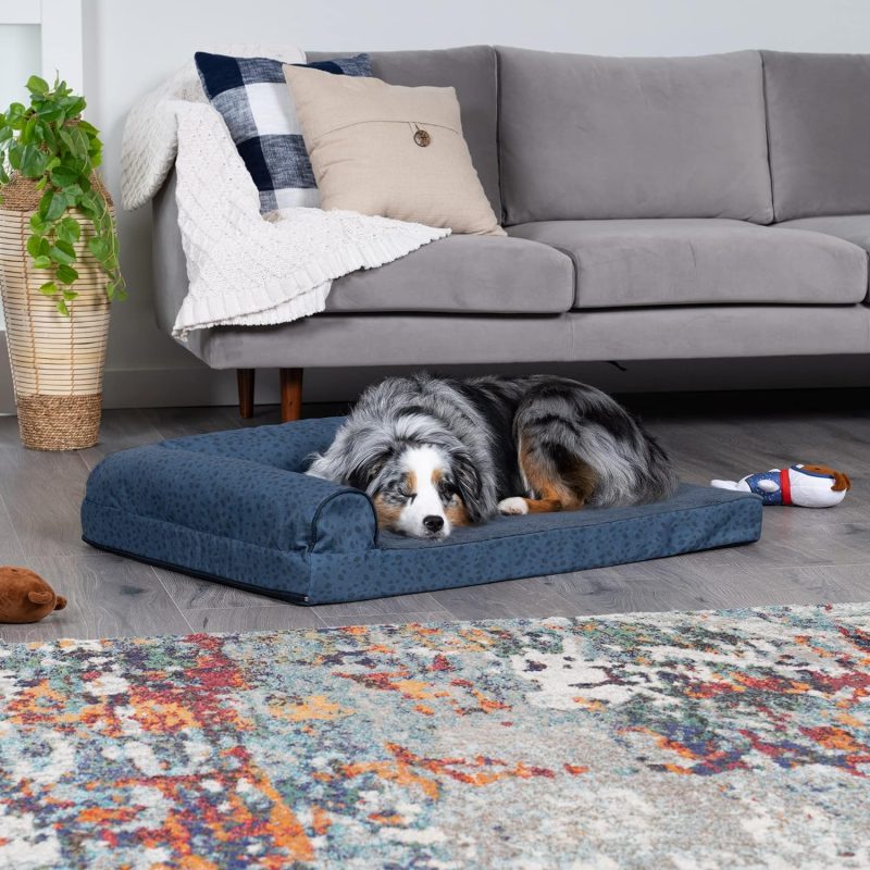 Furhaven Cooling Gel Dog Bed for Large/Medium Dogs w/ Removable Bolsters & Washable Cover, For Dogs Up to 55 lbs - Plush & - Image 257