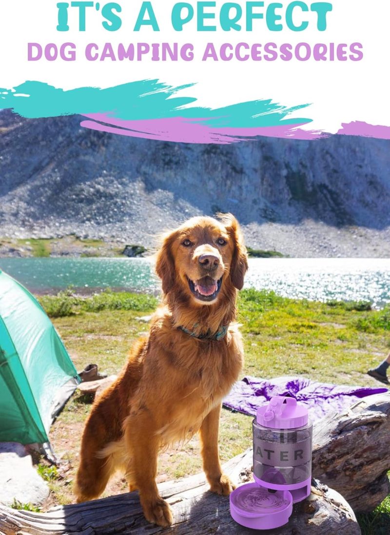 77oz Dog Travel Water Bottle with Pull-Out Drinking Bowl, Portable Dog Water Bowl Dispenser Suitable for Large, Medium, and - Image 22
