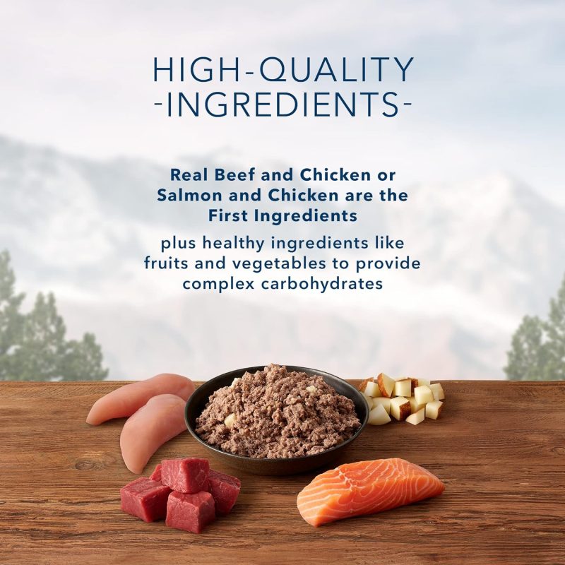 Blue Buffalo Wilderness High Protein Beef and Chicken & Salmon and Chicken Wet Dog Food Variety Pack for Adult Dogs, Grain-Free, - Image 4