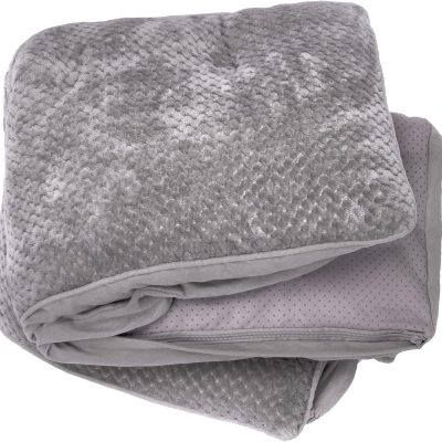 Furhaven Cooling Gel Dog Bed for Large Dogs w/ Removable Bolsters & Washable Cover, For Dogs Up to 95 lbs - Plush & Velvet Waves